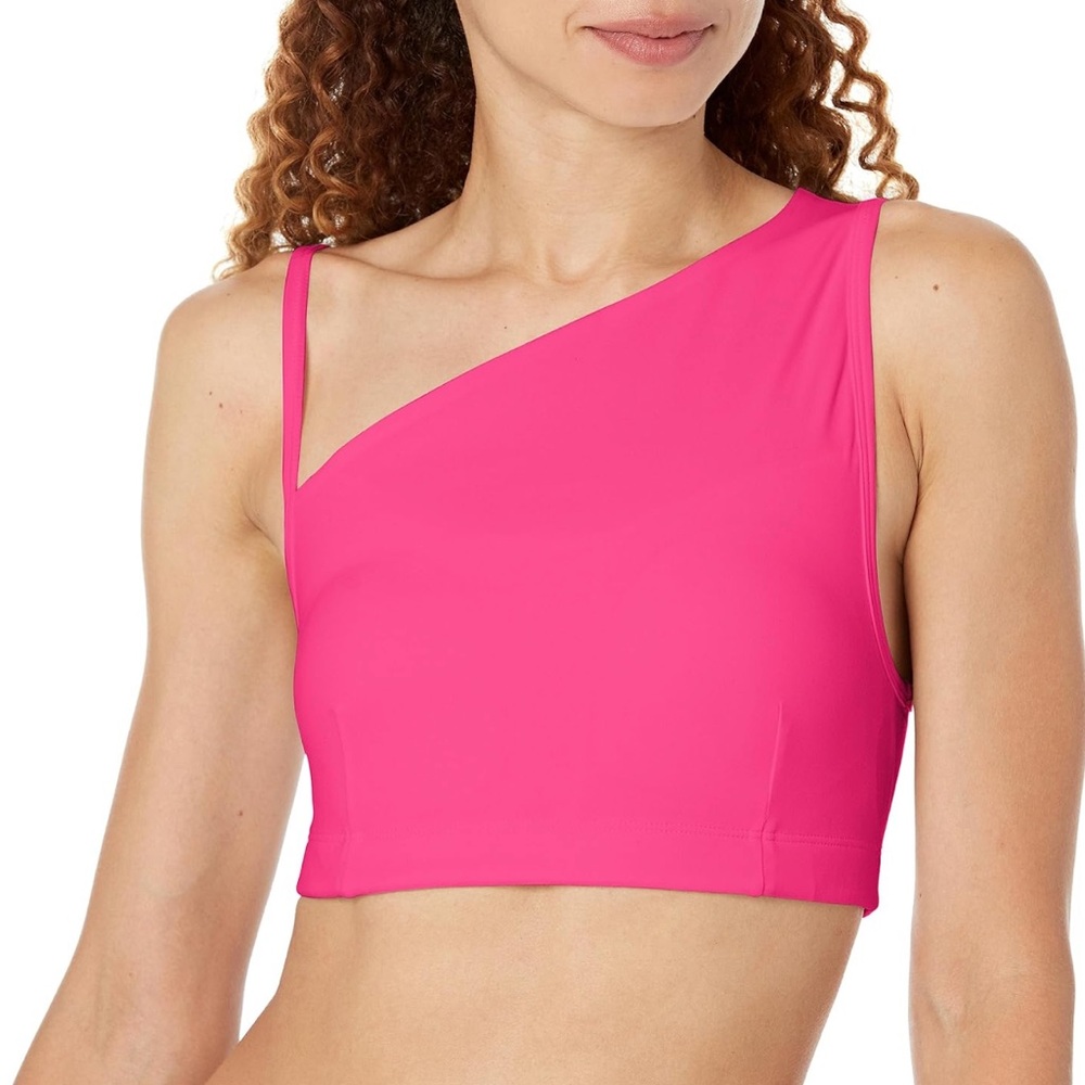 New Sweaty Betty Asymmetrical Pink Women's Bralette
